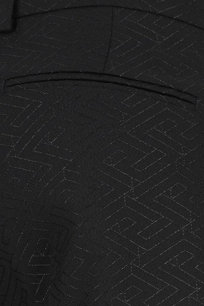 VERSACE | Black wool blend pant