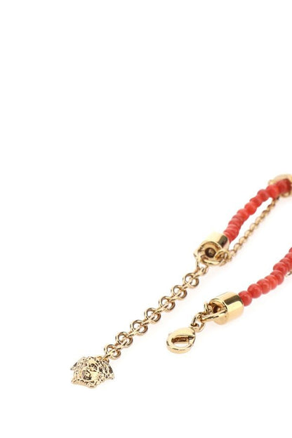 VERSACE | Metal and beads bracelet