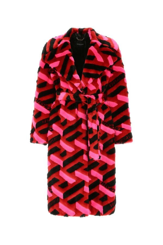 VERSACE | Multicolor eco fur