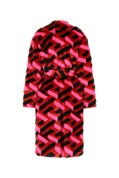 VERSACE | Multicolor eco fur