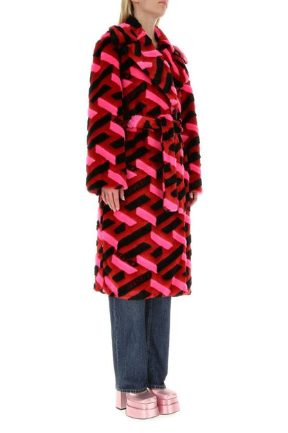 VERSACE | Multicolor eco fur