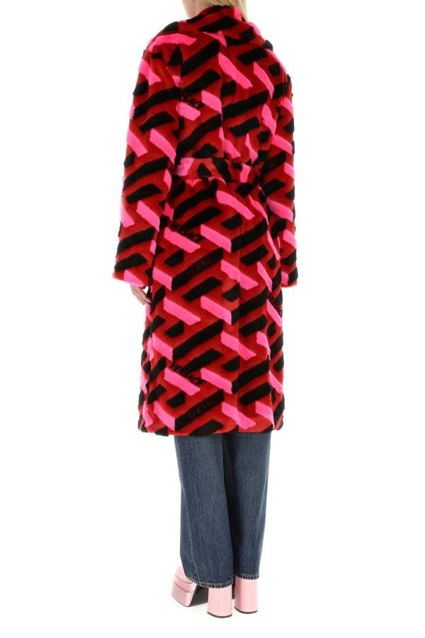 VERSACE | Multicolor eco fur