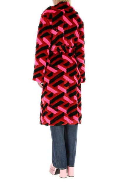VERSACE | Multicolor eco fur
