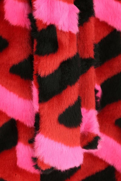 VERSACE | Multicolor eco fur