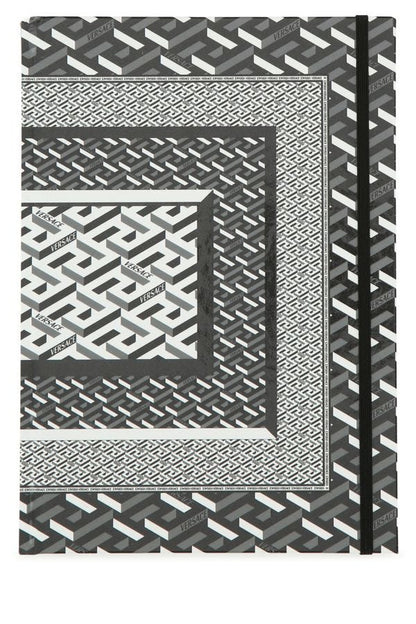 VERSACE | Printed cardboard notebook
