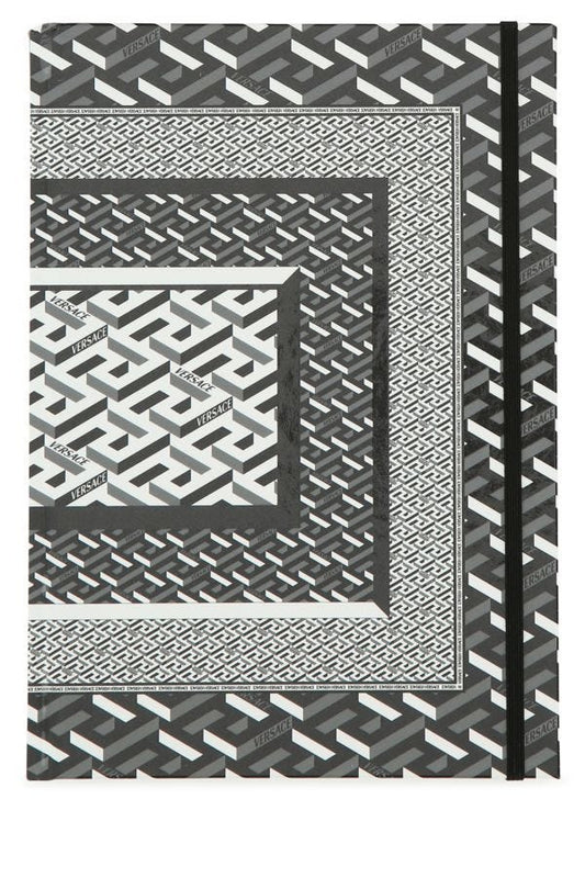VERSACE | Printed cardboard notebook