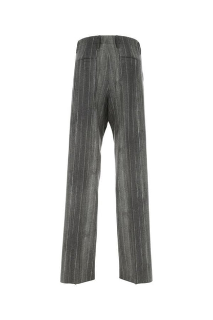 VERSACE | Printed wool pant