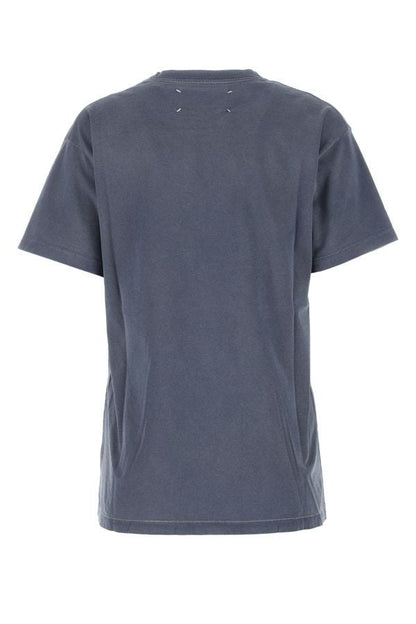 MAISON MARGIELA | Denim blue cotton t-shirt