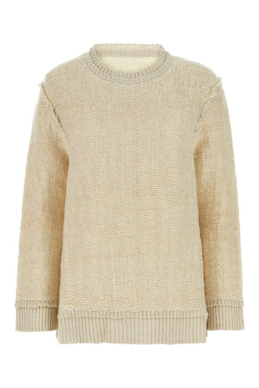 MAISON MARGIELA | Sand hemp blend oversize sweater