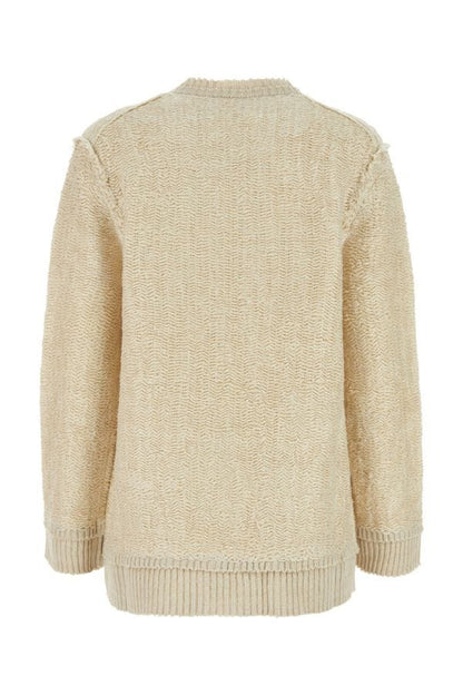 MAISON MARGIELA | Sand hemp blend oversize sweater