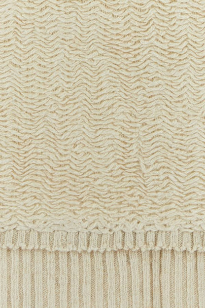 MAISON MARGIELA | Sand hemp blend oversize sweater