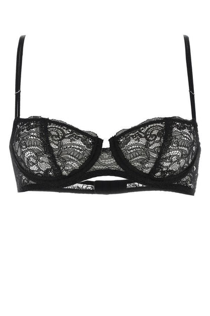 MAISON MARGIELA | Black lace bra