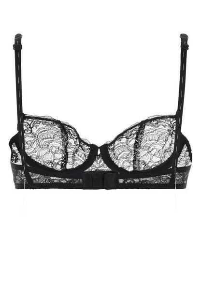 MAISON MARGIELA | Black lace bra