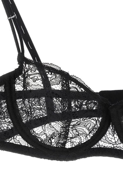 MAISON MARGIELA | Black lace bra