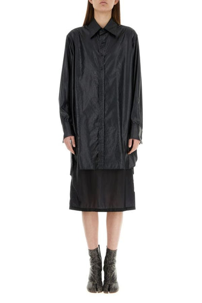 MAISON MARGIELA | Black fabric oversize shirt