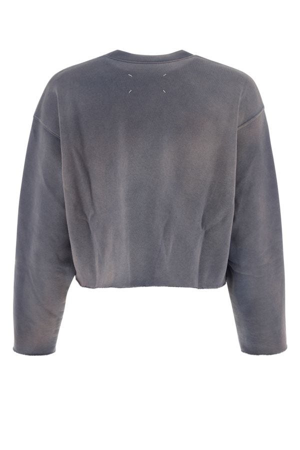 MAISON MARGIELA | Blue cotton oversize sweatshirt
