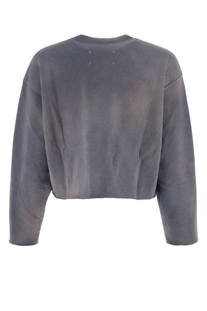 MAISON MARGIELA | Blue cotton oversize sweatshirt