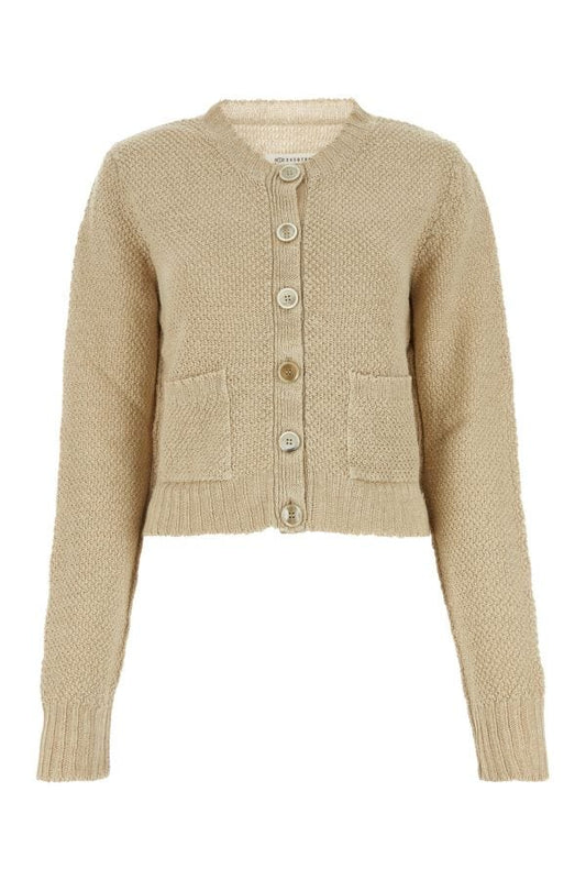 MAISON MARGIELA | Beige hemp cardigan