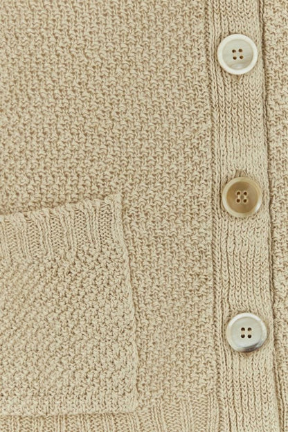 MAISON MARGIELA | Beige hemp cardigan