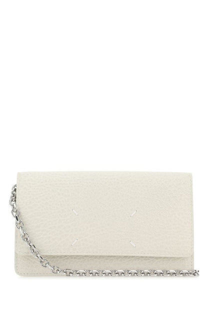 MAISON MARGIELA | Chalk leather clutch