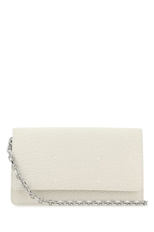MAISON MARGIELA | Chalk leather clutch