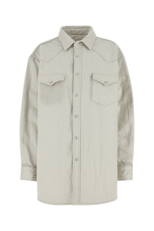 MAISON MARGIELA | Chalk denim oversize shirt