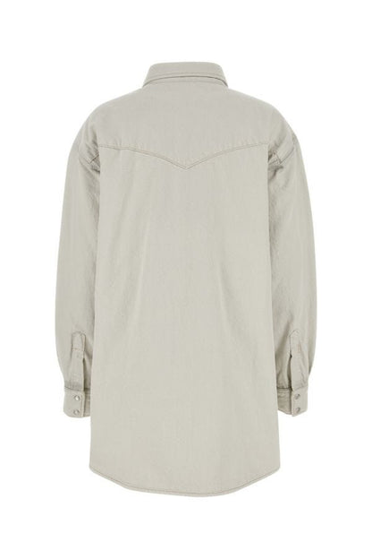 MAISON MARGIELA | Chalk denim oversize shirt