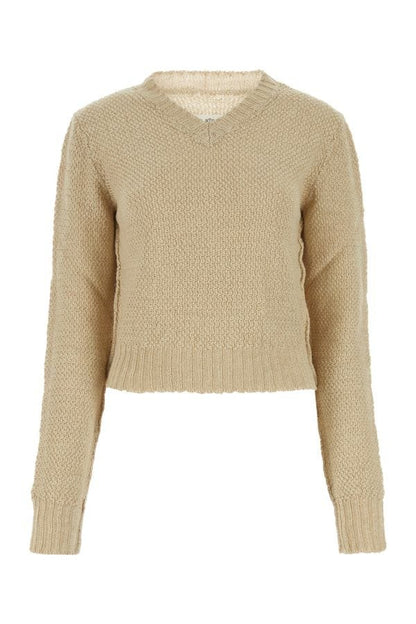 MAISON MARGIELA | Beige hemp sweater