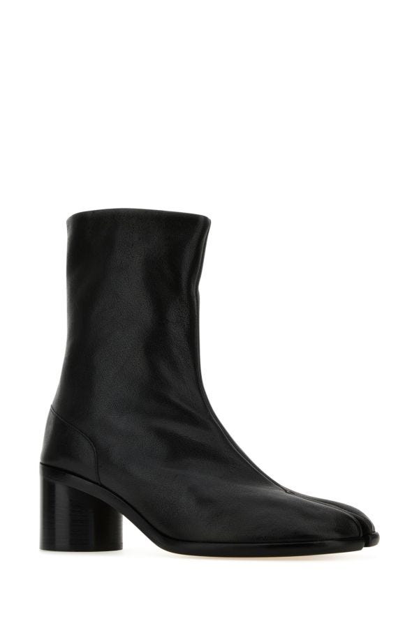 MAISON MARGIELA | Black leather Tabi boots