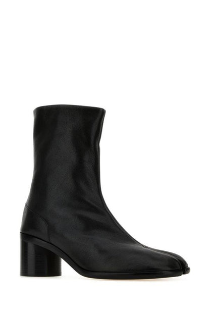 MAISON MARGIELA | Black leather Tabi boots