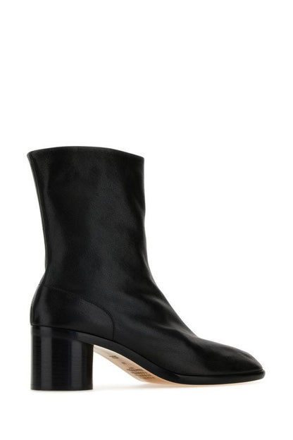 MAISON MARGIELA | Black leather Tabi boots