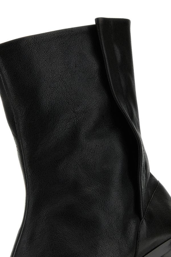 MAISON MARGIELA | Black leather Tabi boots