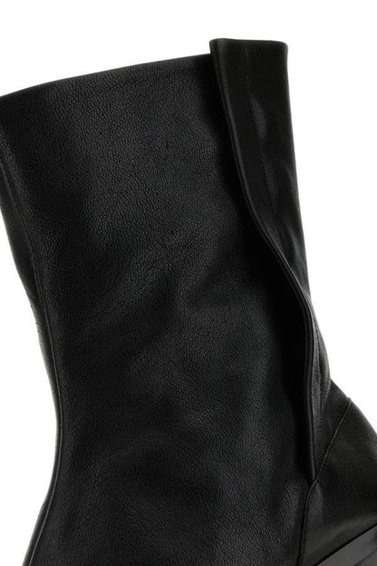 MAISON MARGIELA | Black leather Tabi boots