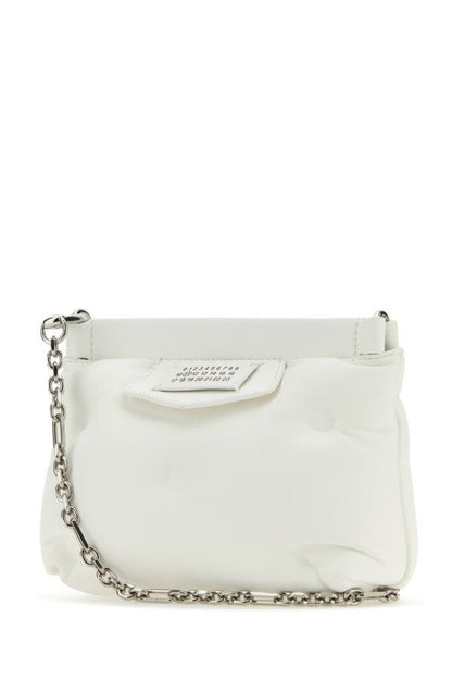MAISON MARGIELA | White nappa leather mini Slam Red Carpet clutch