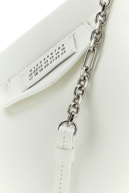 MAISON MARGIELA | White nappa leather mini Slam Red Carpet clutch