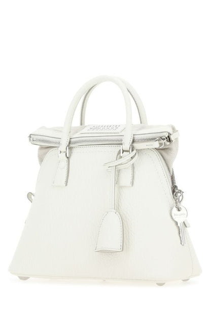 MAISON MARGIELA | White leather 5AC handbag