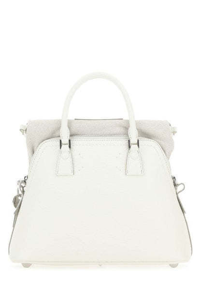 MAISON MARGIELA | White leather 5AC handbag