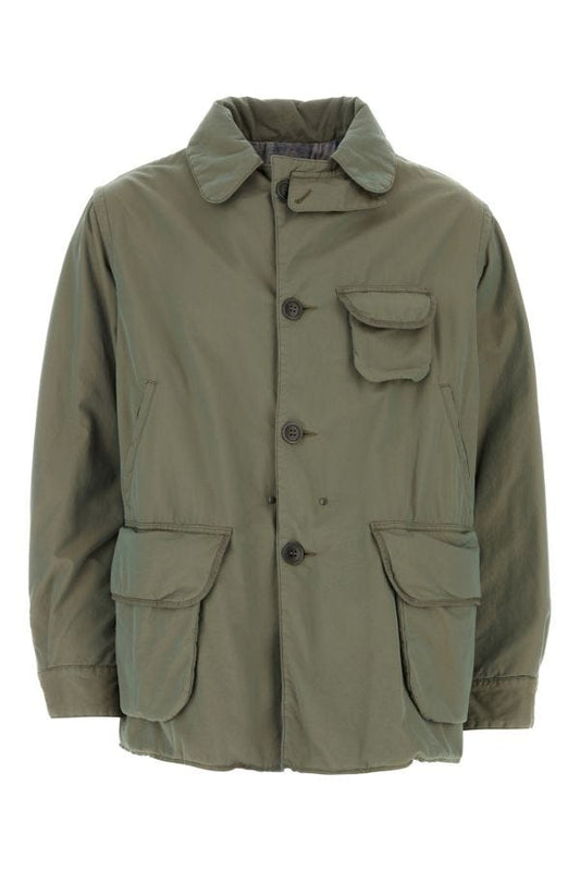 MAISON MARGIELA | Sage green cotton padded jacket