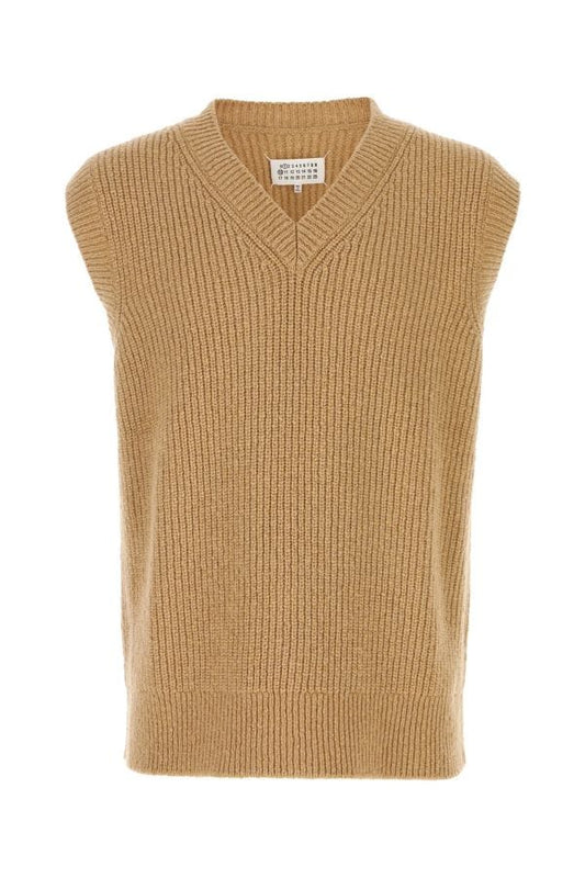 MAISON MARGIELA | Biscuit wool blend vest