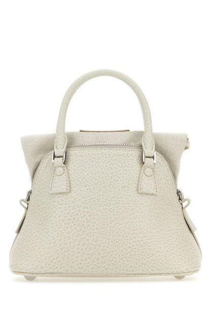 MAISON MARGIELA | Chalk leather micro 5AC handbag