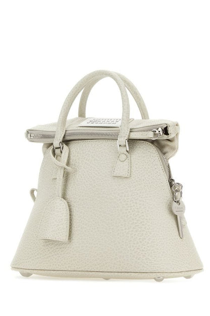 MAISON MARGIELA | Chalk leather mini 5AC handbag