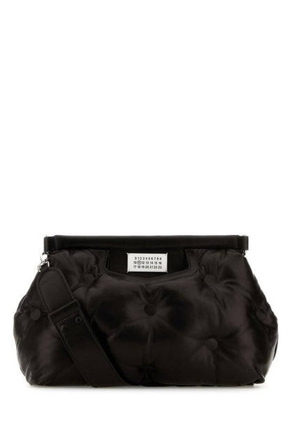 MAISON MARGIELA | Black nappa leather medium Glam Slam Classique crossbody bag
