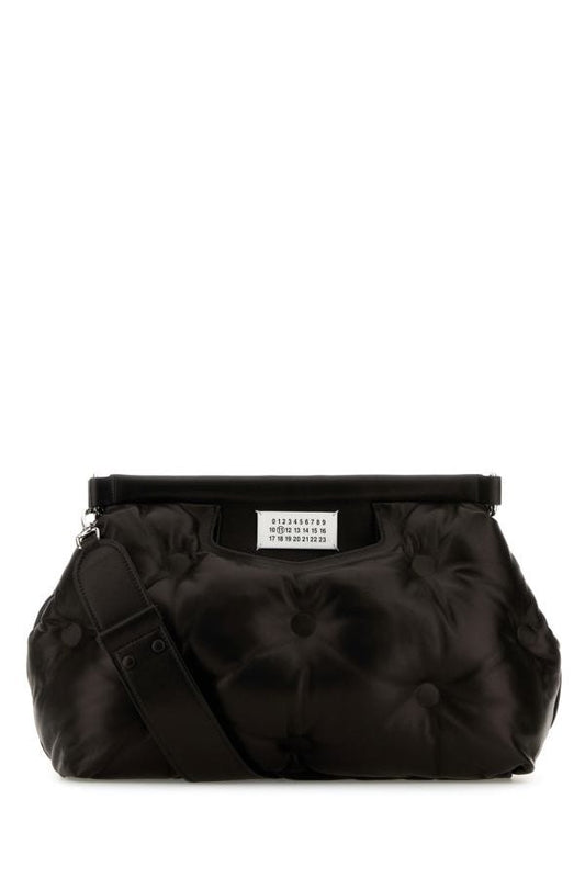 MAISON MARGIELA | Black nappa leather medium Glam Slam Classique crossbody bag