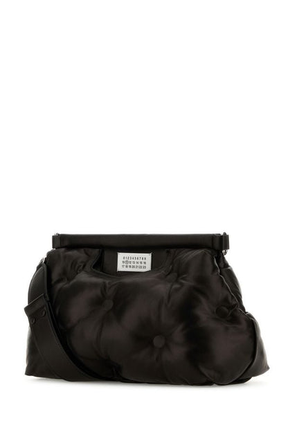 MAISON MARGIELA | Black nappa leather medium Glam Slam Classique crossbody bag