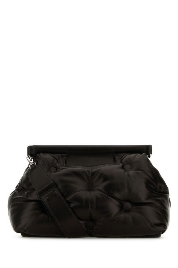 MAISON MARGIELA | Black nappa leather medium Glam Slam Classique crossbody bag