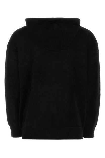 GIVENCHY | Black viscose blend oversize sweatshirt