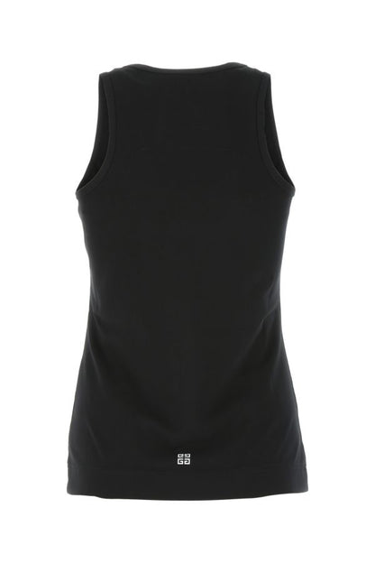 GIVENCHY | Black cotton tank top