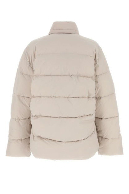 BALENCIAGA | Sand nylon padded jacket