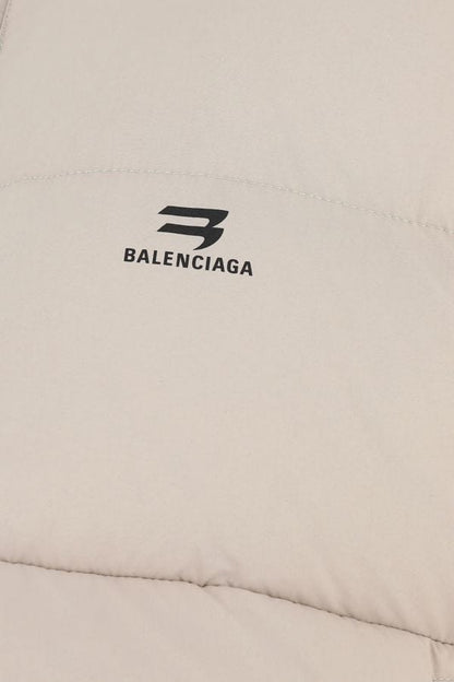 BALENCIAGA | Sand nylon padded jacket