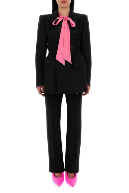 BALENCIAGA | Black wool Hourglass blazer